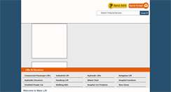 Desktop Screenshot of hydraulicliftindia.com