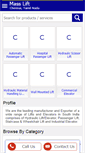 Mobile Screenshot of hydraulicliftindia.com